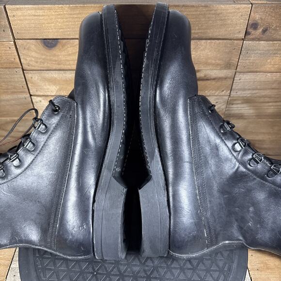 Addison Shoe Co. Steel Toe Men’s Size 9D Military Combat Black Boots USA Made - Picture 6 of 10